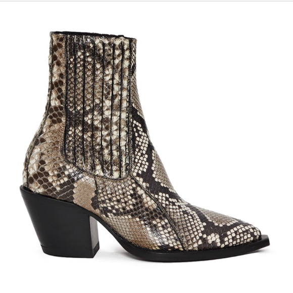OPENING CEREMONY X out of comfort snakeskin boots - Picture 1 of 8